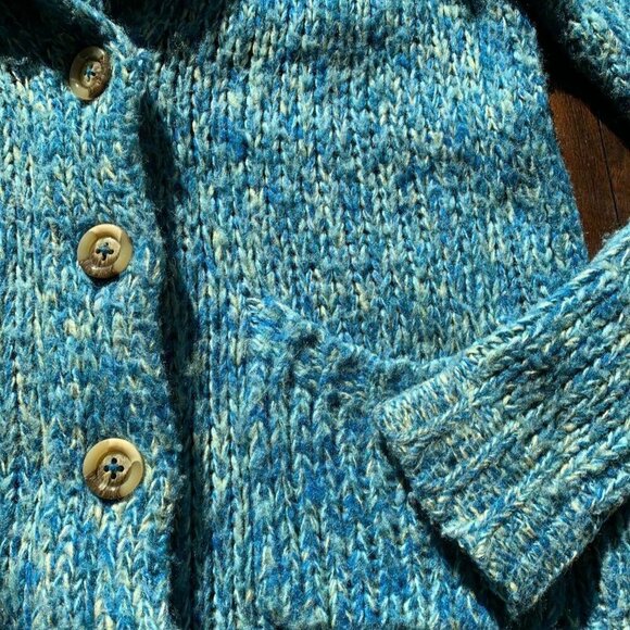 Motel Rocks Womens Cardigan Sweater Shawl Collar Front Pockets - Picture 9 of 9